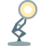 Pixar lampada icon