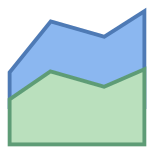 Flächendiagramm icon