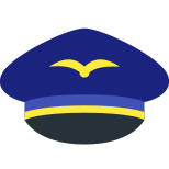 Casquette de pilote de l'air icon