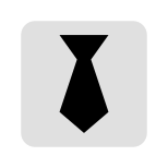 Черный галстук icon