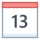 Calendar 13 icon