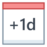 Plus 1 Tag icon