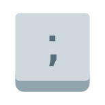 分号键 icon