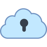 Privater Cloud Speicher icon