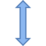 Redimensionar Vertical icon