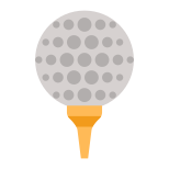 Pelota de golf Filled icon