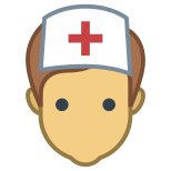 Krankenschwester männlich icon