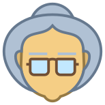Donna anziana tipo di pelle 4 icon