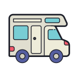 Camping-car icon