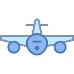 Avion Vue de face icon