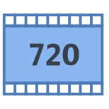 HD 720p icon