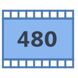 480p icon