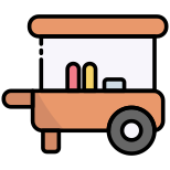 Food cart icon