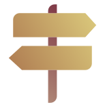 Signpost icon