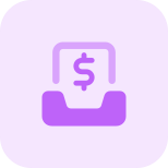 Online money transfer icon