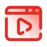 ストリーミングビデオ icon