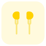 High base sound quality earphones connection with multiple device support icon