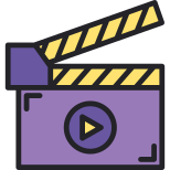 Clapperboard icon