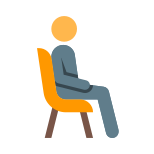 Sitting on Chair icon