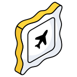 Passagem aérea icon