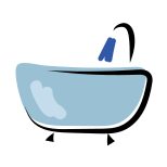 Vasca da bagno icon