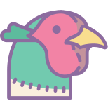 Pájaro del estado de dakota del sur icon