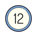 12 Circled icon