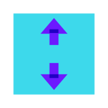 垂直にフィット icon