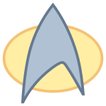 Símbolo de Star Trek Nova Geração icon