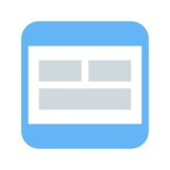 Folienlayout icon