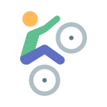BMX-Rad fahren icon