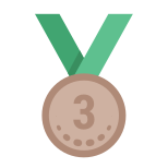 Medalla de tercer lugar icon