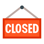 Closed Sign icon