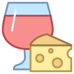 Comida y vino icon