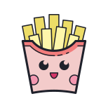 Kawaii French Fries icon