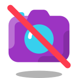 No cámaras icon