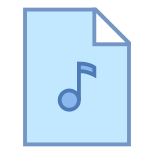 Fichier audio icon