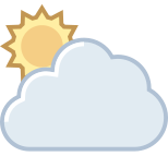 Día parcialmente nublado icon