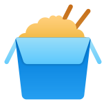 Arroz frito chino icon