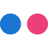 外部 flickr-an-图像托管服务和视频托管服务徽标-颜色-tal-revivo icon