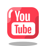 四角で囲まれた Youtube icon