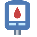 Monitor de diabetes icon