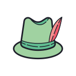 Sombrero alemán icon