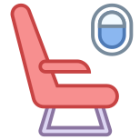 Asiento de vuelo icon