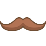 Moustache anglaise icon