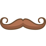 Moustache impériale icon