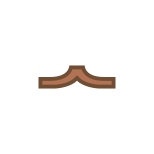 Pyramidal Mustache icon