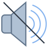 Sin audio icon