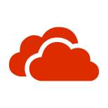 Red OneDrive icon