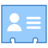 Visitenkarte icon